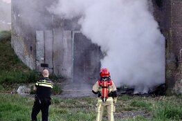 Brand in bunker Uitgeest onder controle