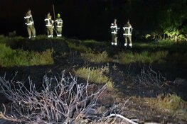 Brandweer uren bezig met duinbrand in Bergen aan Zee