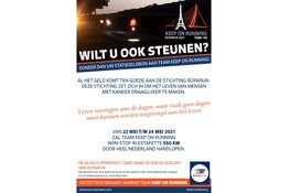 Statiegeldflessen gezocht Team Keep on Running