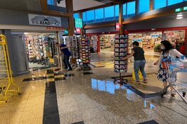 Wateroverlast door extreme regenval in Castricum