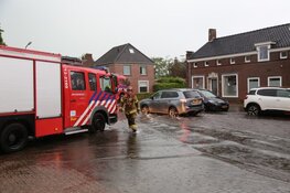 Wateroverlast door extreme regenval in Castricum