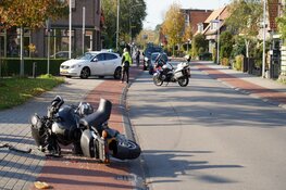 Motorrijder gevallen bij aanrijding Castricum