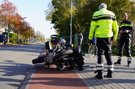 Motorrijder gevallen bij aanrijding Castricum