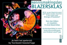 Toonbeeld organiseert samen met Emergo en Excelsior een open les Blazersklas