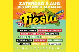 Finally Fiesta Summer Festival terug in Alkmaar met grootste editie ooit