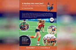 Gratis introductiecursus hockey bij MHCC! Voor kids van 4 tot 12 jaar