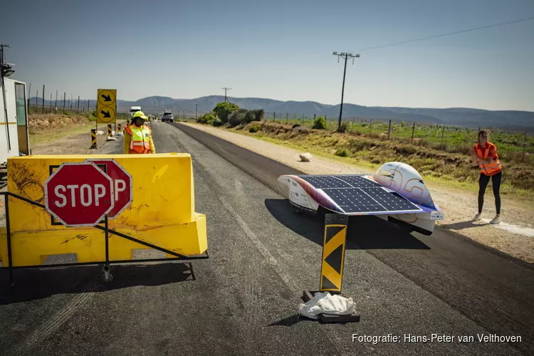 Lars uit Castricum, D-day in de Sasol Solar Challenge blijft uit