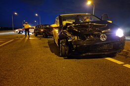 Ongeval met met veel schade op de N203 bij Uitgeest