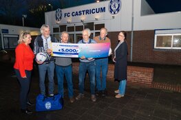 VriendenLoterij steunt FC Castricum met 5.000 euro