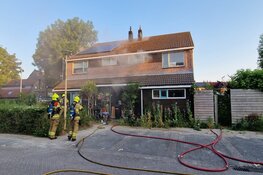 Brand in woning in Castricum