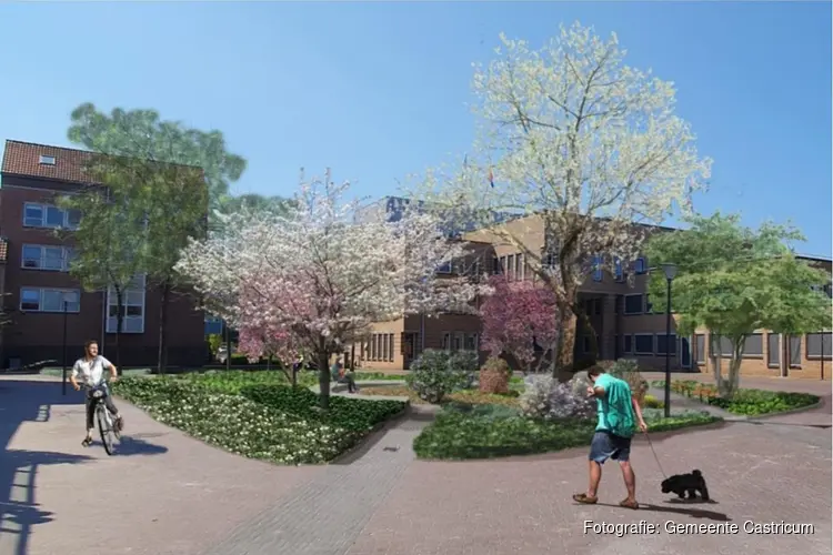 Herinrichting Raadhuisplein: duurzaam en klimaatbestendig ontwerp vastgesteld