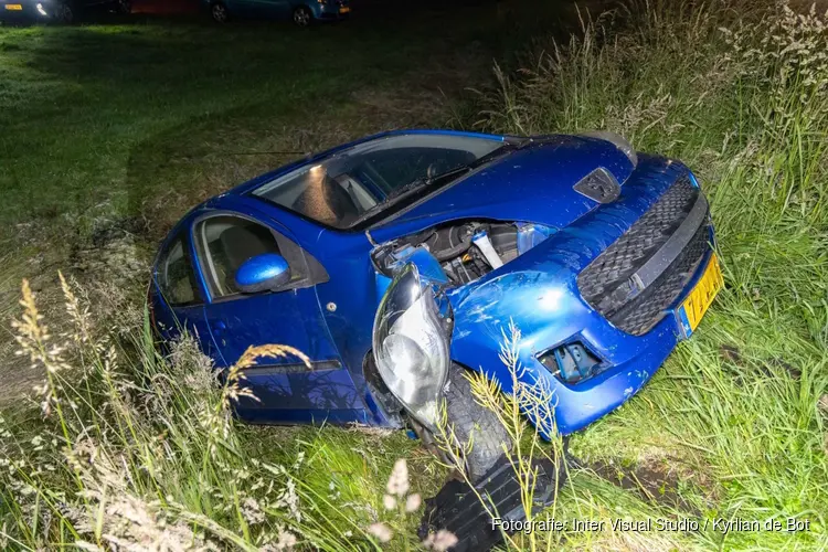 Bestuurder aangehouden na eenzijdig ongeval in Akersloot