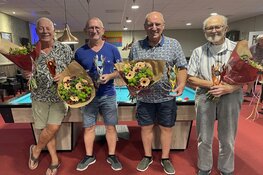 Piet Karsten kroont zich tot kampioen driebanden van Castricum 2024