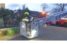 Schoorsteenbrand aan de Oude Haarlemmerweg in Castricum
