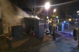 Container in brand in Limmen