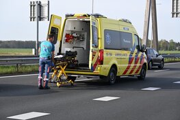Motorrijder gewond op A9 bij Heiloo
