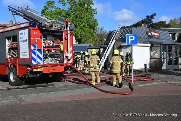 Brand in snackbar Castricum