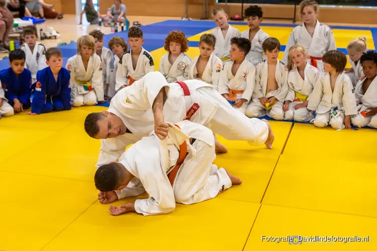 Olympisch kampioen judo bij Beentjes Judo Sport op de mat