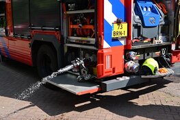 Man gewond na lekkage warm water leiding