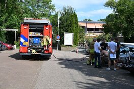 Man gewond na lekkage warm water leiding