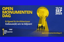 Ga erop uit tijdens Open Monumentendagen op 13 en 14 september