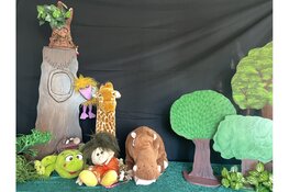 Voorleestheater Poppekus in Bibliotheek Limmen