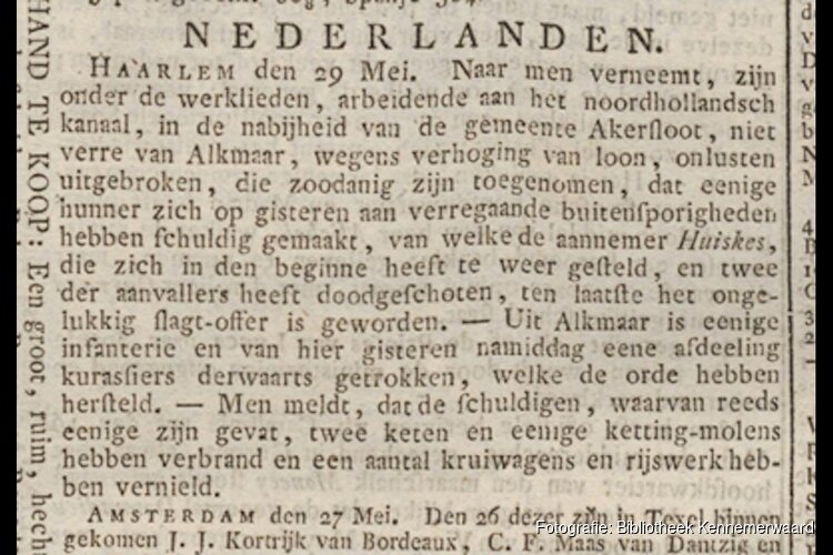 Oproer en doodslag op Boekel