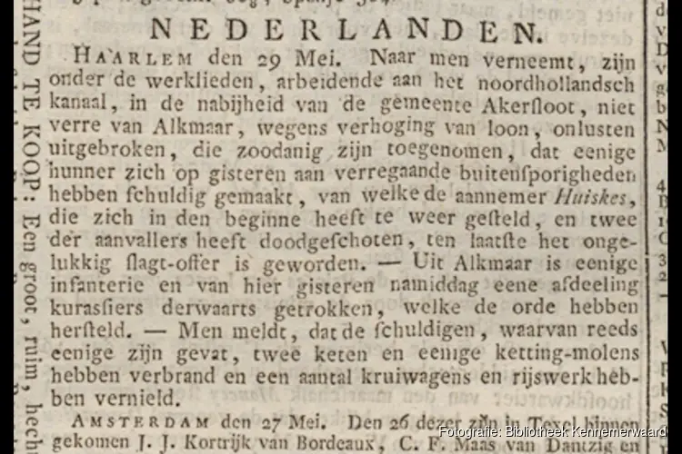 Oproer en doodslag op Boekel