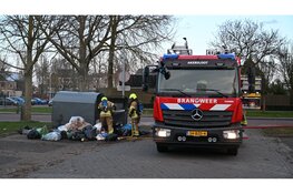 Containerbrand op Rembrandtsingel in Akersloot snel geblust
