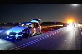Twee gewonden na frontale botsing op N203