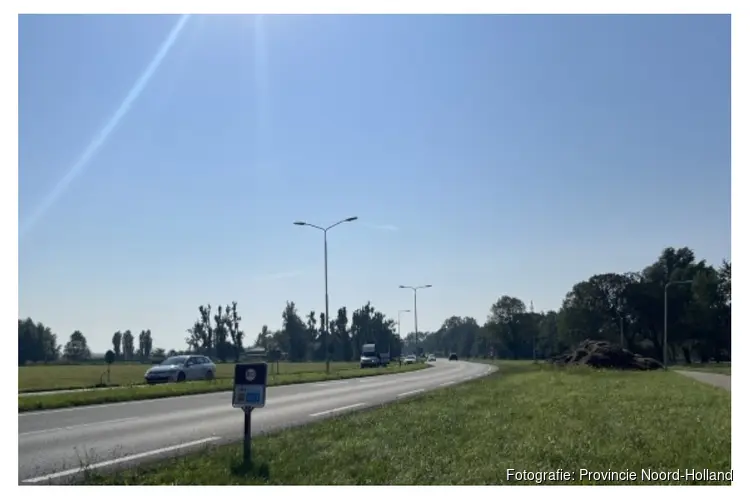 Provincie start ontwerpfase voor veiligere N203 tussen Uitgeest en Limmen