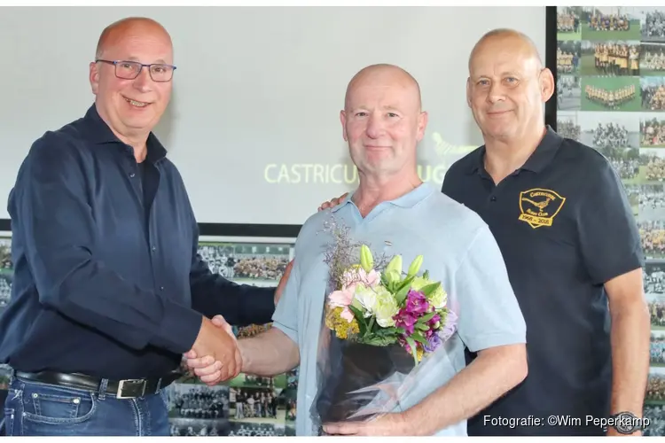 Theo Beentjes benoemd als Lid van Verdienste van de Castricumse Rugby Club