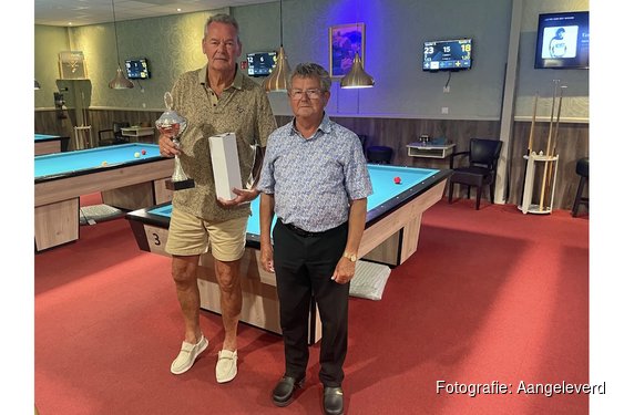 Na 586 partijen is de driebandkampioen bekend: Rien Heijne wint de titel