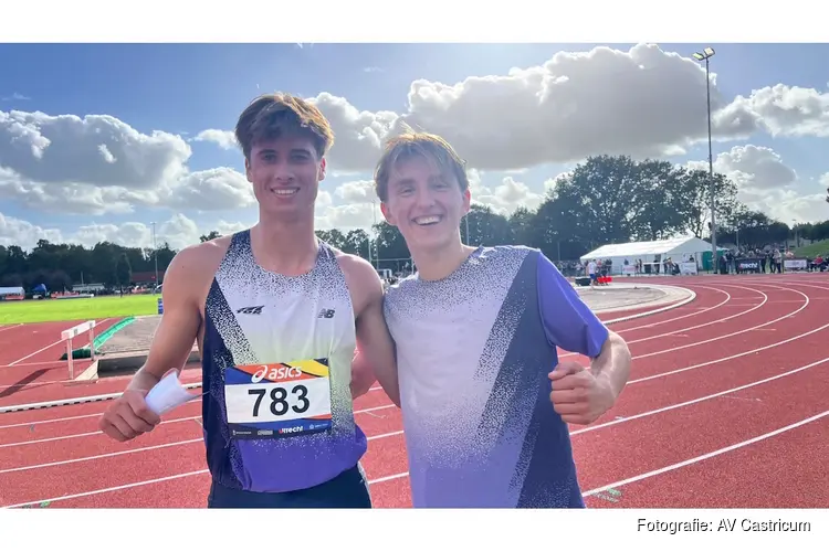 AV Castricum schittert op NK Atletiek U18/U20 in Utrecht