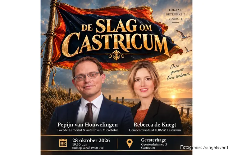 FORZA! Castricum organiseert ‘De Slag om Castricum’: welke stem krijgen inwoners bij een mogelijke gemeentelijke fusie?
