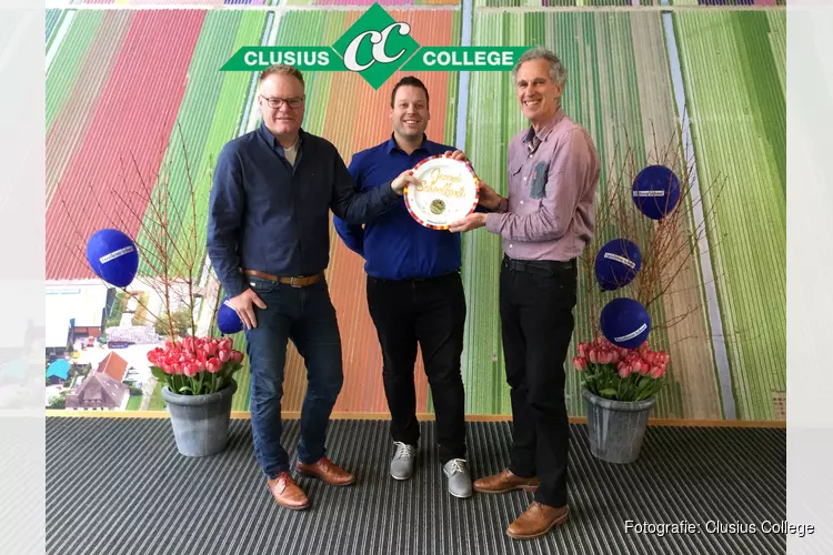 Gouden Schoolkantine Schaal voor Clusius College