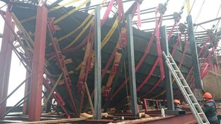 De reconstructie van de IJsselkogge