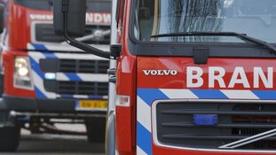 Grote brand in centrum Heiloo