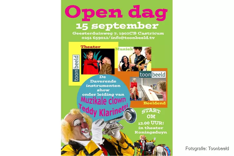 Open Dag Toonbeeld: 15 september