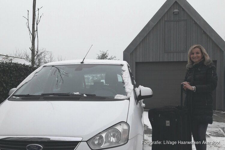 Door weer en wind naar een klant