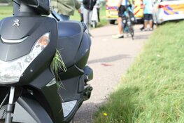 Scooterrijdster gewond op N203